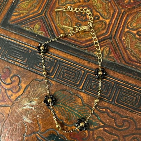 L'Apprentie pierres et bijoux Bayonne bracelet Fleur de Pierres spinelle