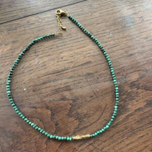 Collier court Malachite