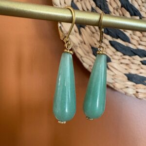 Boucles d'Oreilles Mona Aventurine