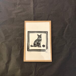 Linogravure Le Chat