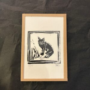 Linogravure Le Renard