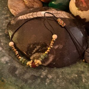 Bracelet lien perles fines