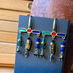 Boucles Baroques Bleues et Vertes