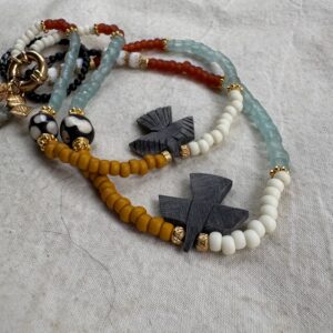 Pierres Bijoux Pays Basque - L'Apprentie Collier Les deux Aigles