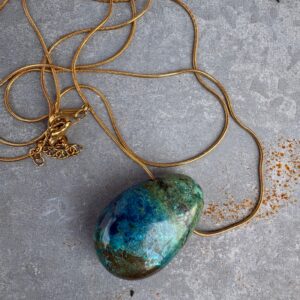 Sautoir Goutte Chrysocolle