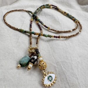 Pierres Bijoux Pays Basque - L'Apprentie Collier Lucky