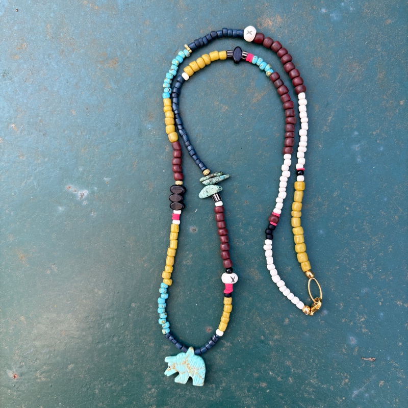 Collier Été en perles de verre Collier Été en perles de verre – Image 5