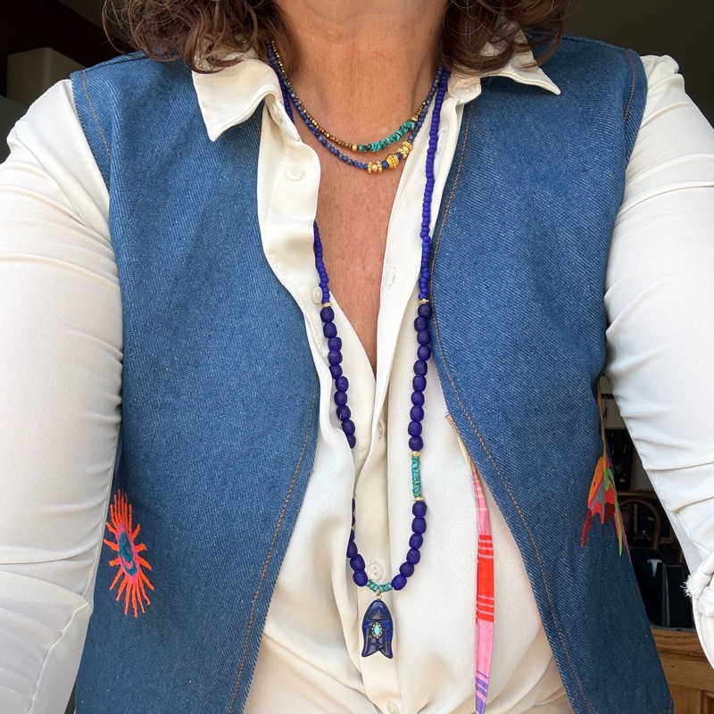 Sautoir pendentif Lapis Lazuli Sautoir pendentif Lapis Lazuli – Image 4