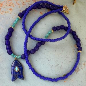 Sautoir pendentif Lapis Lazuli