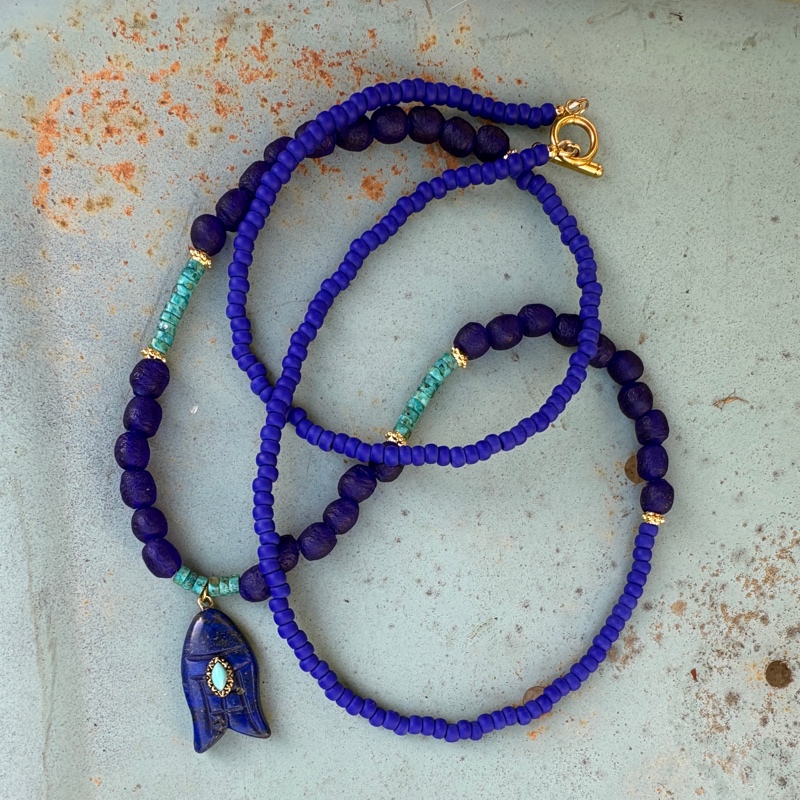 Sautoir pendentif Lapis Lazuli Sautoir pendentif Lapis Lazuli – Image 3