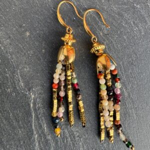 Boucles d’oreilles Pampilles - agates