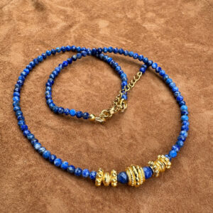 Collier le Compagnon - 7 pierres pour 7 énergies - Lapis-lazuli