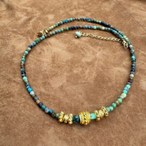 Collier le Compagnon - 7 pierres pour 7 énergies - Turquoise
