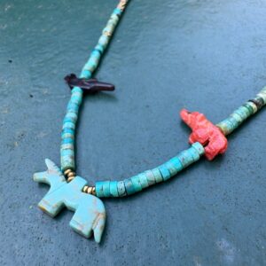 Collier en Turquoise Esprit Zuni