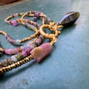Collier Rivière de Tourmalines