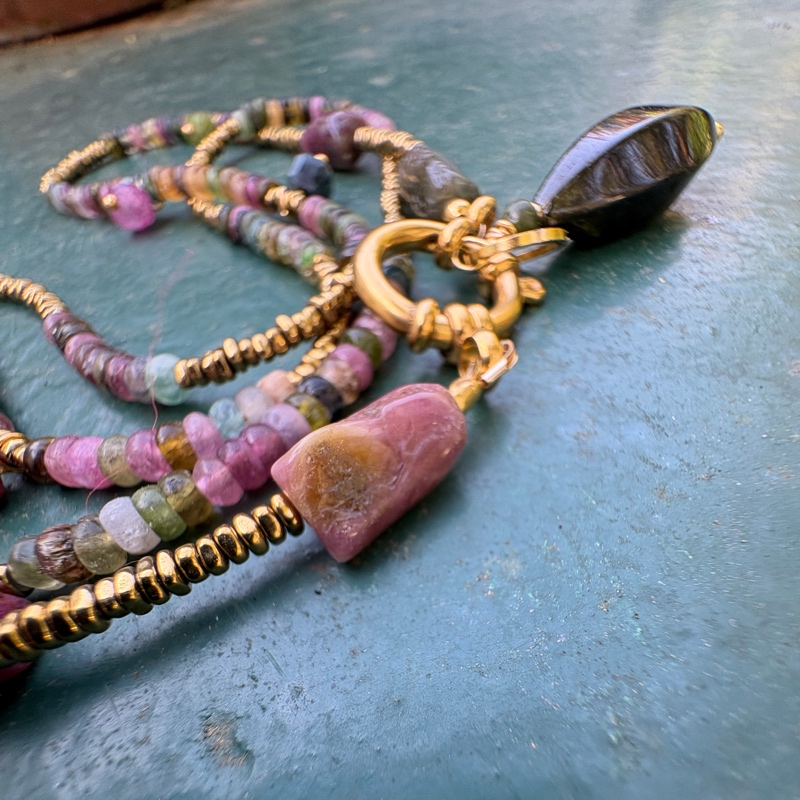 Collier Rivière de Tourmalines Collier Rivière de Tourmalines