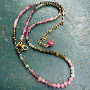 Collier Tourmaline Pastèque
