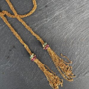 Pierres Bijoux Pays Basque - L'Apprentie Sautoir cravate