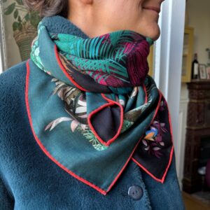 Grand Foulard Soie et Laine Le Palais