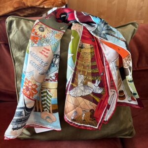 Foulard Les cartes postales