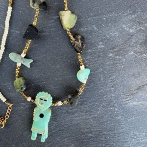Pierres Bijoux Pays Basque - L'Apprentie Sautoir Kachina